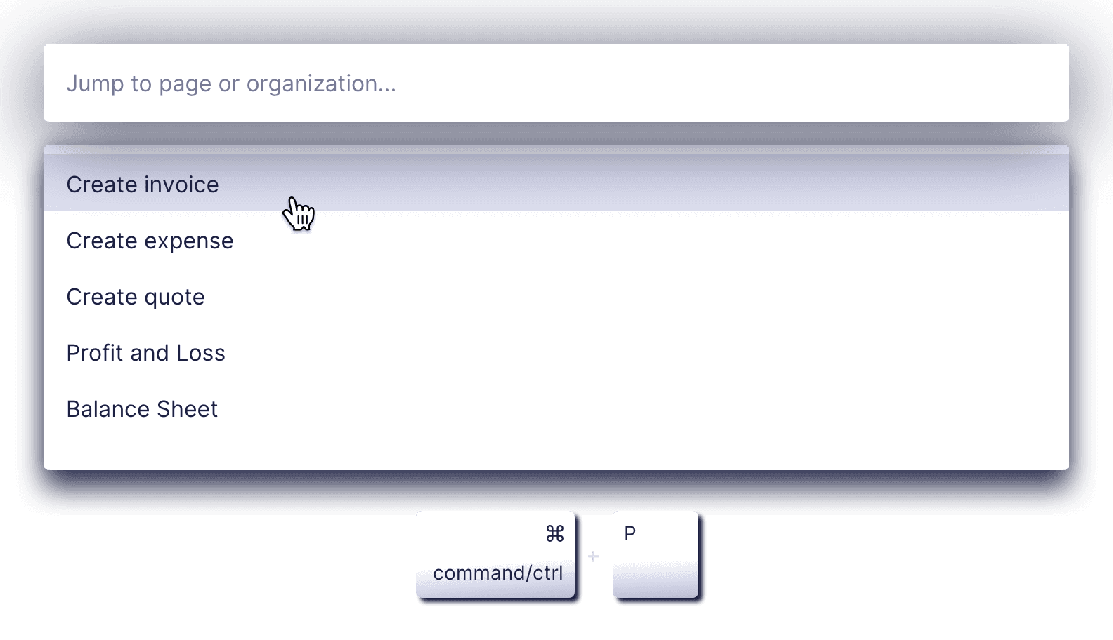 Quick actions demo