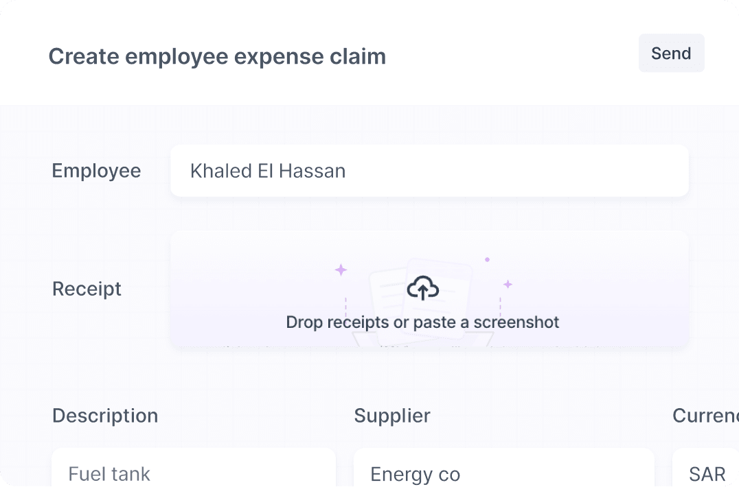 Track expenses