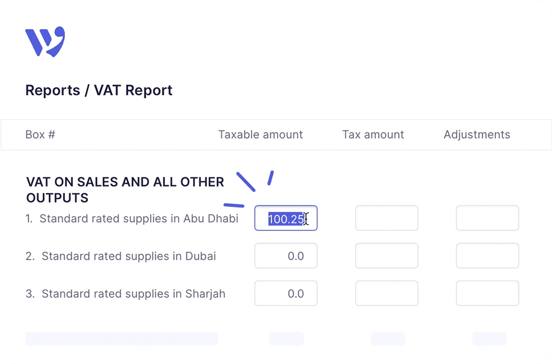 VAT rates and automatic VAT returns
