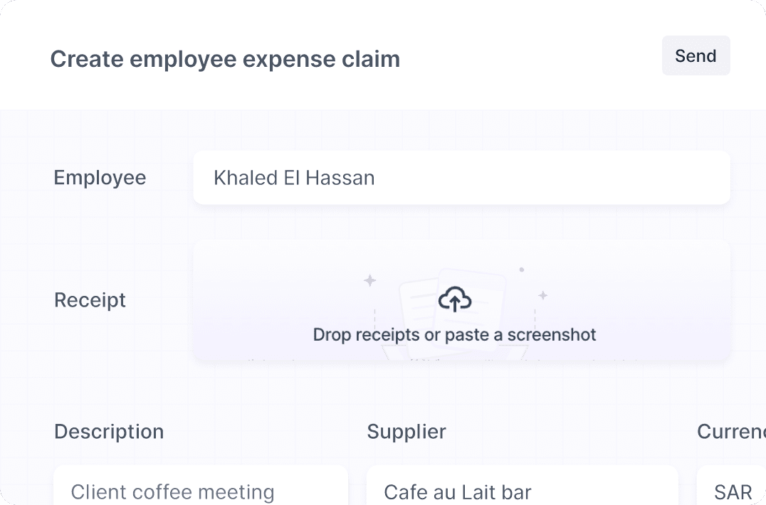 Employee expense claims