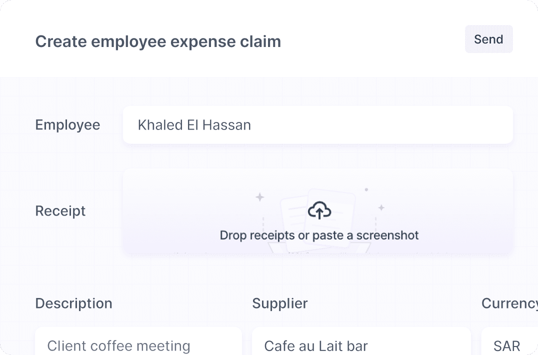 Employee expense claims