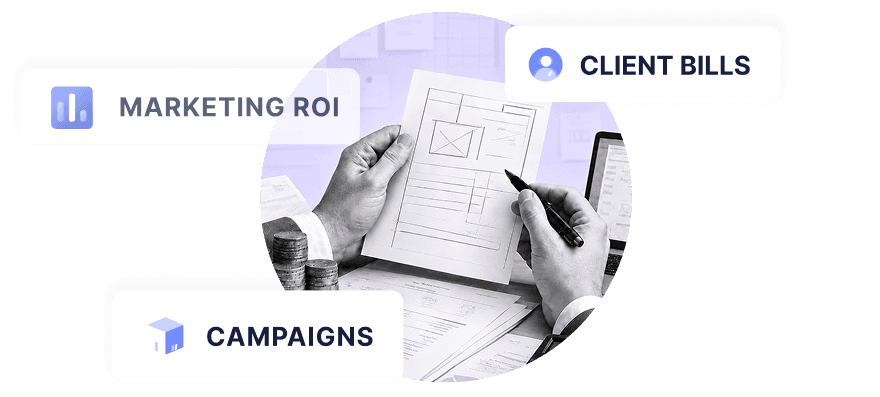 Marketing agency CTA illustration