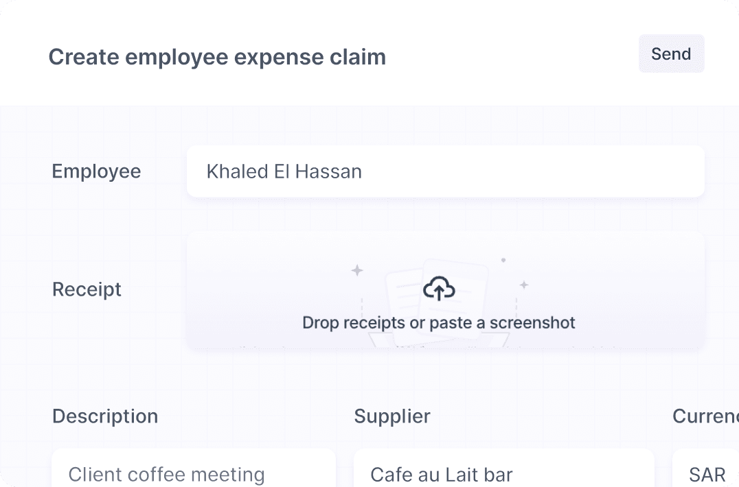 Employee expense claims