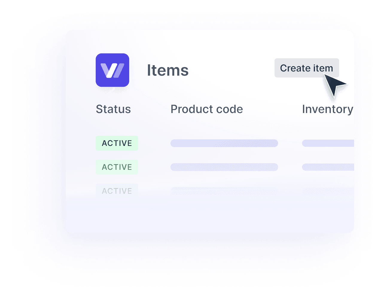 Inventory and warehouses