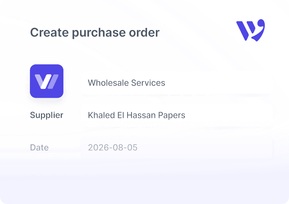 Purchase orders and delivery notes