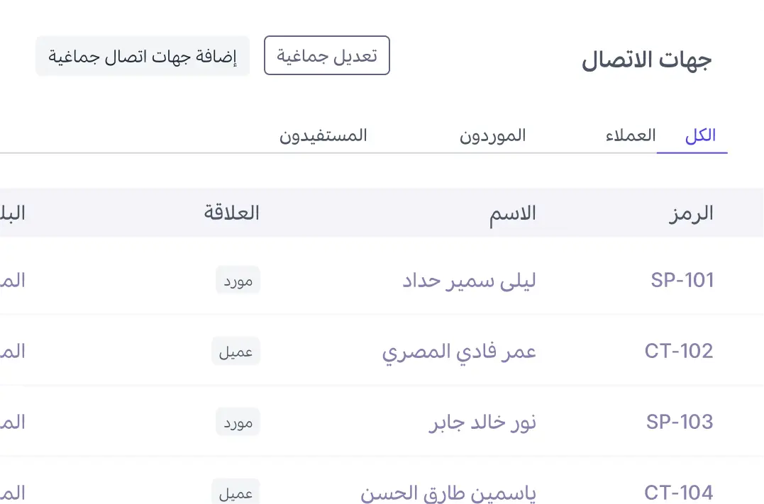 جهات اتصال غير محدودة