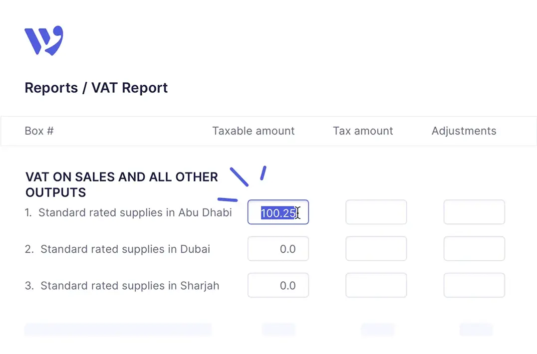 VAT rates and automatic VAT returns