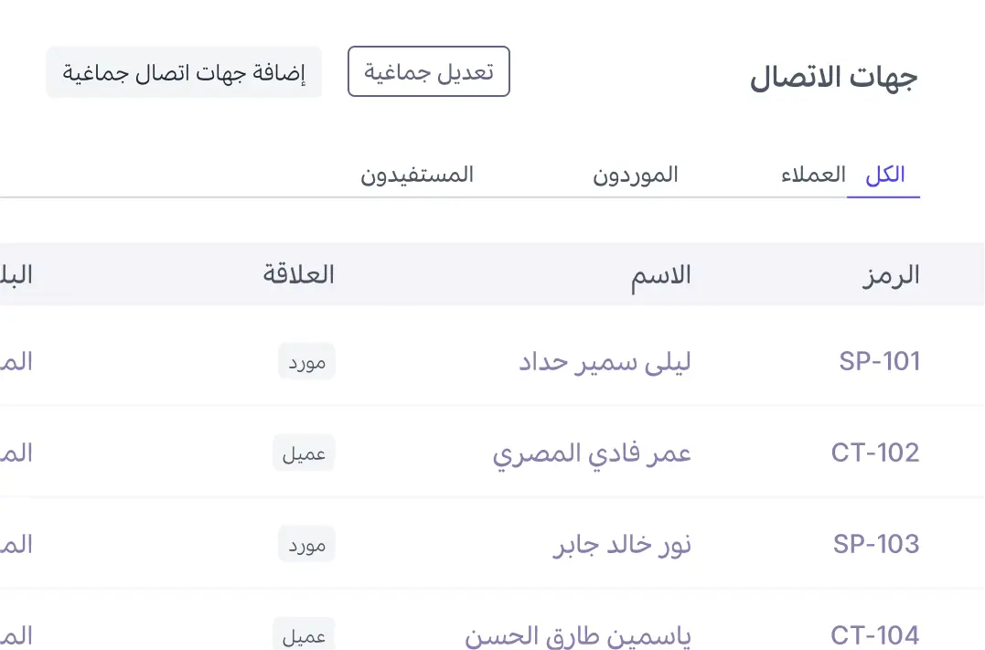 جهات اتصال غير محدودة