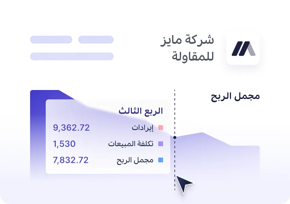 متابعة التكاليف والإيرادات وتحليلها بشكل دقيق