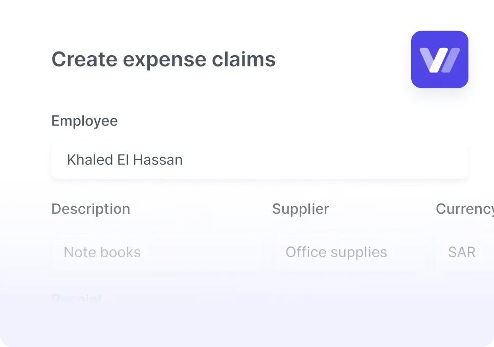 Projects and expense claims