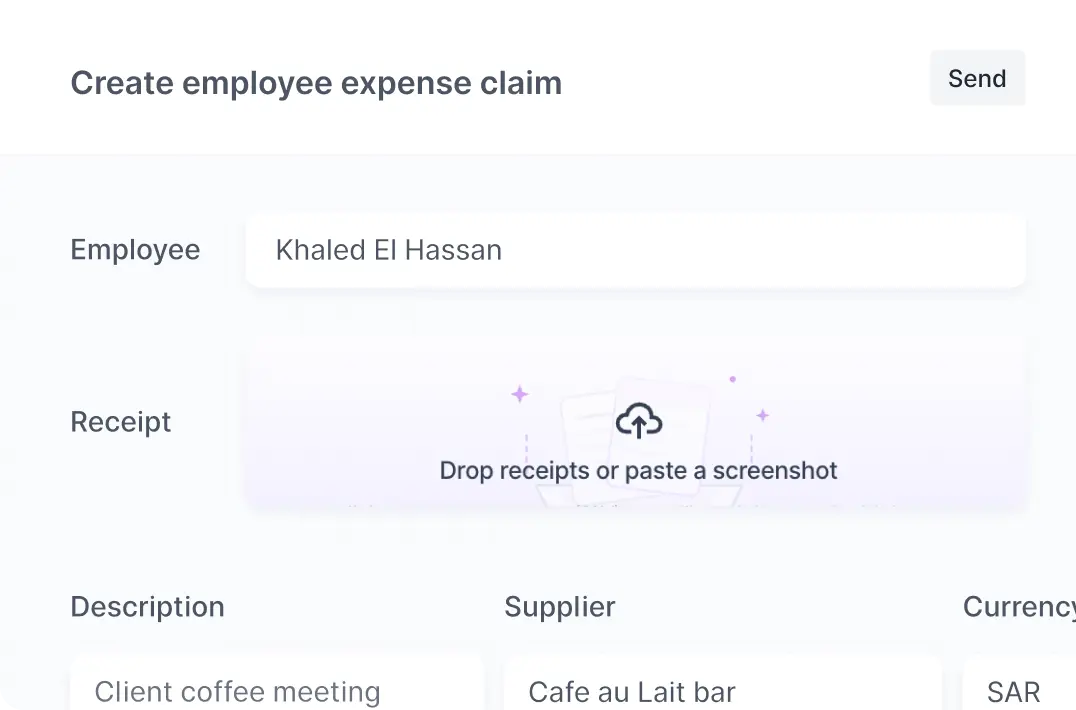 Employee expense claims
