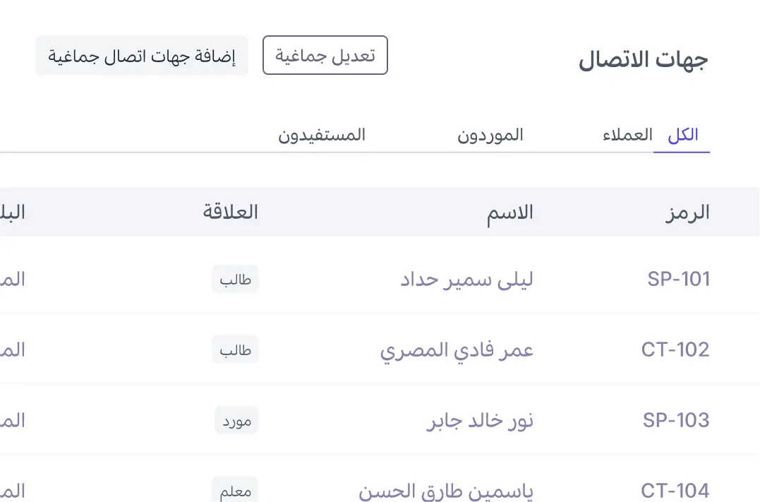 جهات اتصال غير محدودة