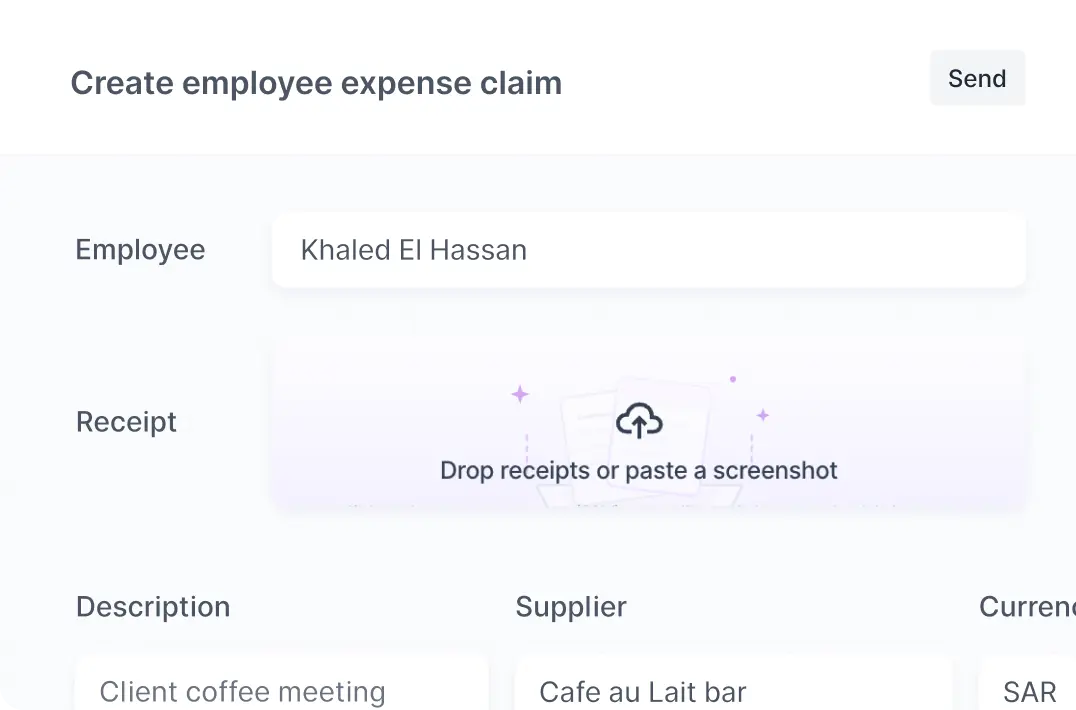 Employee expense claims