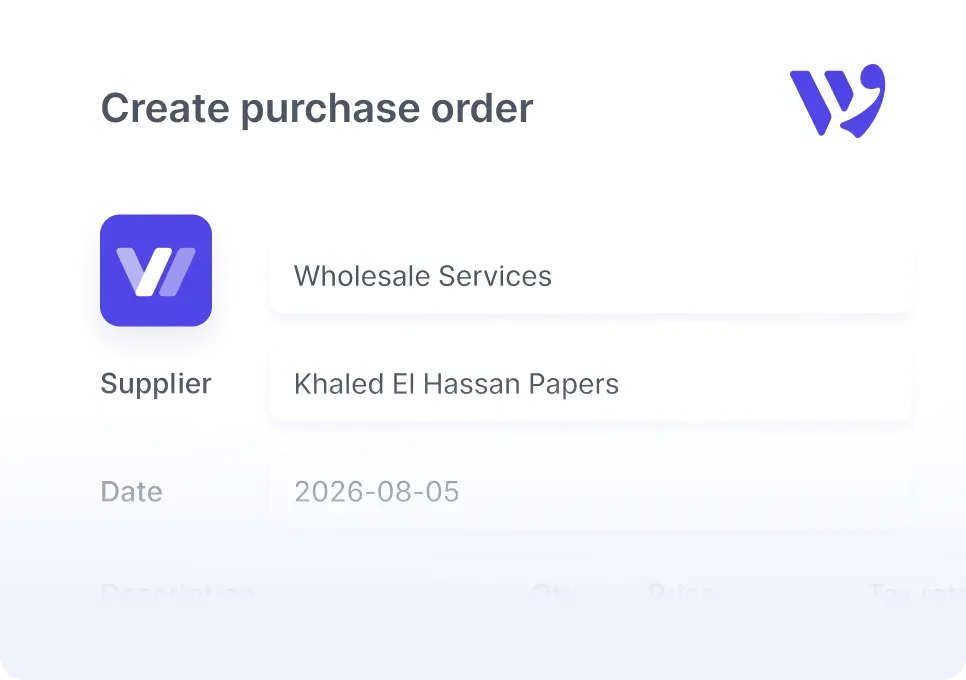 Purchase orders and delivery notes